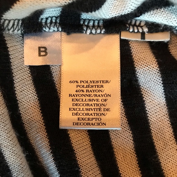 Ann Taylor Petite Black & White Top - Picture 6 of 8